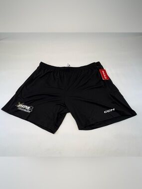 NWT CCM Hockey PHPA Pro Stock Training Shorts Black Men's 2XL XXL